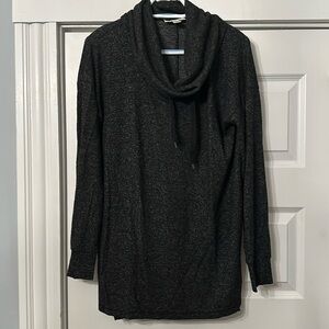 Motherhood Maternity Women's Cowl Neck Brushed Hacci Tunic